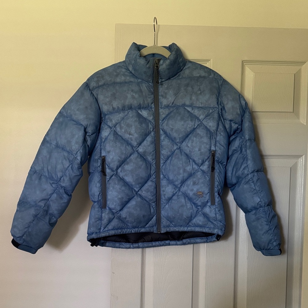 Mountain Hardwear Blue Down Jacket